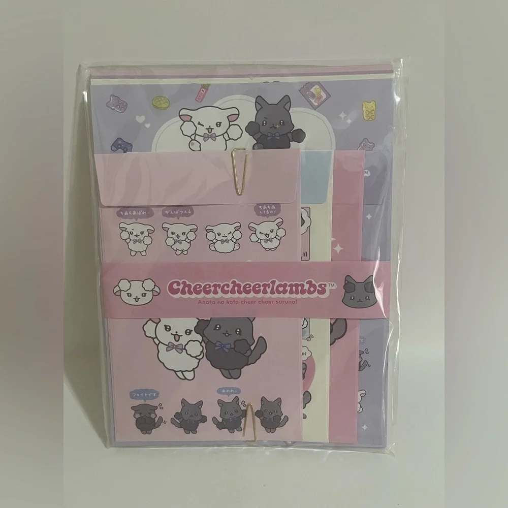 San-X Cheer Cheer Lamb Letter Set